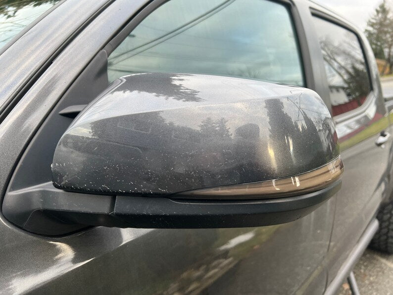 Carbon Fibre style mirror caps fit for 2016-2022 Toyota Tacoma
