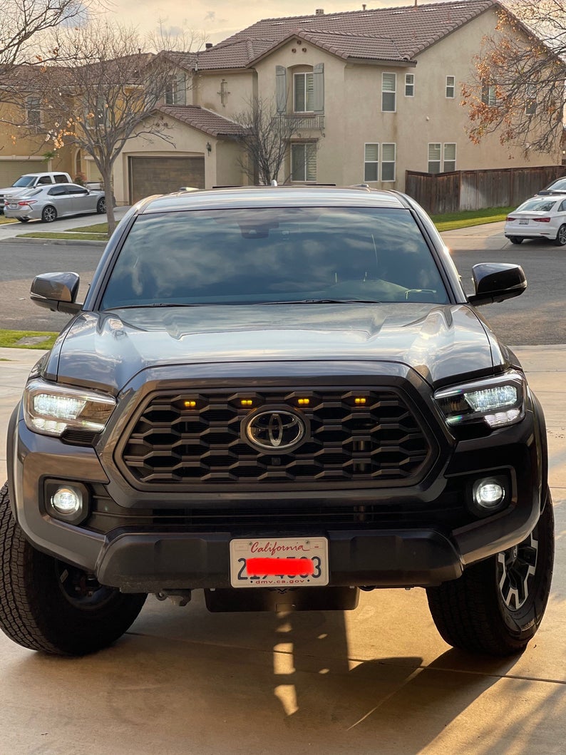 2020 - 2021 Toyota Tacoma Raptor Lights and grille Bezels for TRD Sport and TRD